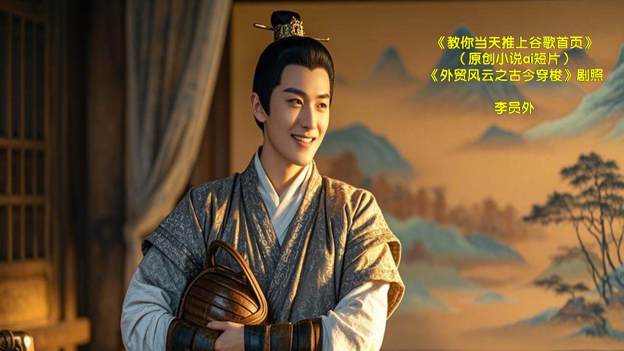 陈金凌：教你1天制作1套11集外贸创业原创古今穿越小说ai短片《外贸风云之古今穿梭》